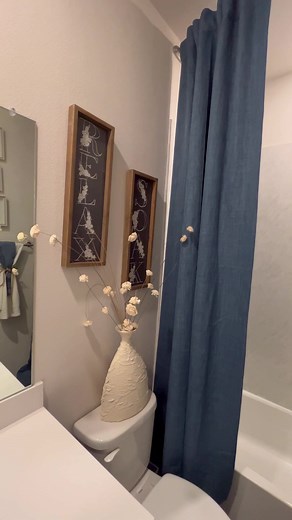 Bathroom Transformation #blackgirlswhodecorate #interiordesign #foryoupage #bathroomdecor #bathroominspo #modernfarmhouse #magnolia #rusticdecorideas
