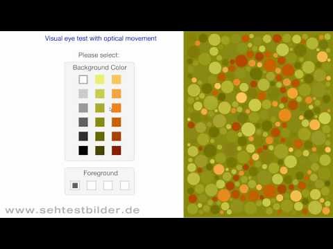 Interaktiver Rot-Grün-Schwäche Sehtest