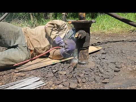 Repairing some oil well casing!!