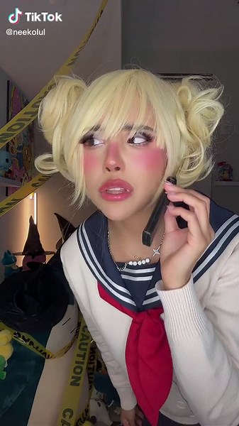 🚨Fake Kn1f3🚨 #cosplay #myheroacademia #himikotoga