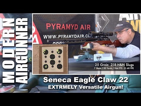 Seneca Eagle Claw .22 - Extremely Versatile Airgun 50+ FPE!!! - Review by AirgunWeb