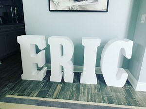 Big Foam Letters, Numbers for Birthdays and Party Decorations - Etsy