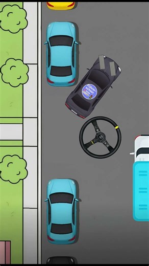 Parallel Park Like a Pro ✅🚗 Reverse Parking Animation Guide | Fahrmeister