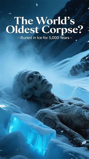 The 5,000-Year-Old Frozen Corpse: The Mystery of Ötzi, the Iceman! #legend #history #shorts