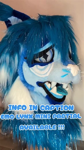 GRIMGARDENS | emo rainy lynx mini partial for sale !! head, Handpaws and tail ! check my pinned for photos ! $4k all prices are in USD. payment plans... | Instagram