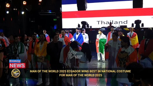 MAN of the WORLD 2025 NATIONAL COSTUME WINNERS | Pageant Trend