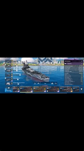 #modrenwarships # #modrenwarships *HMS Rodney* Stats (Fully upgraded): Durability: 598.000 Speed: 17,2 Maneuverability: 8,7 View Range: 12,8 Aerial Visibility: 6,23 Surface Visibility: 5,67 Underwater Visibility: 4,39 Recon Data: 2 Movement Penalty: 14 Armament: 2x Scalp Naval 3x BL-16 Mk I (406mm)🔒 4x BL-6 Mk XXII (152mm)🔒 2x RUR-5B ASROC 1x Wildcat HMA 2R🔒 2x Oerlikon Millennium (35mm) 2x Sea RAM 3x Sea RAM 1x Aster 30R *BL-16 Mk I (406mm)* Stats (Fully upgraded): Damage: 44.850 Reload: 10,