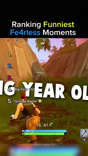 Ranking Funny Fe4rless Moments #shorts