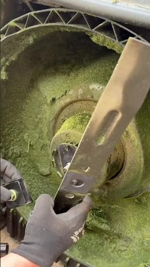 My lawnmower blade sharpening setup