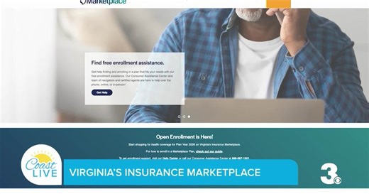 Understanding Virginia's Insurance Marketplace during open enrollment on Coast Live