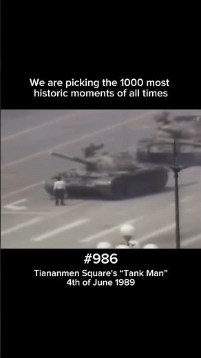 Tank Man showed a lone protester blocking tanks during China’s 1989 Tiananmen Square crackdown.