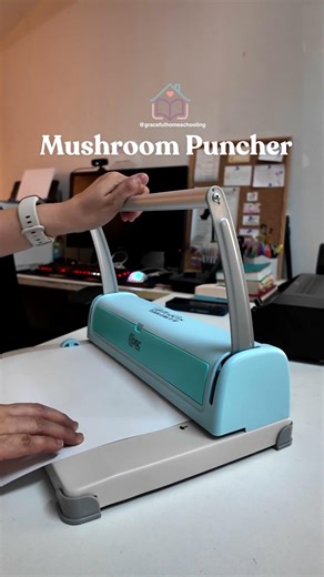 Mushroom puncher🍄 #gracefulhomeschooling #smallbusiness #homebusiness