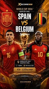 SPAIN vs BELGIUM: World Cup 2026 quarter-final
