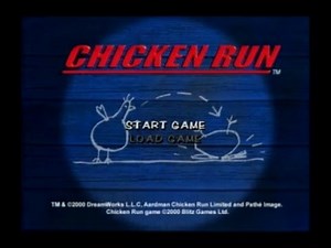 Opening to Chicken Run UK PS1 Game (2000)