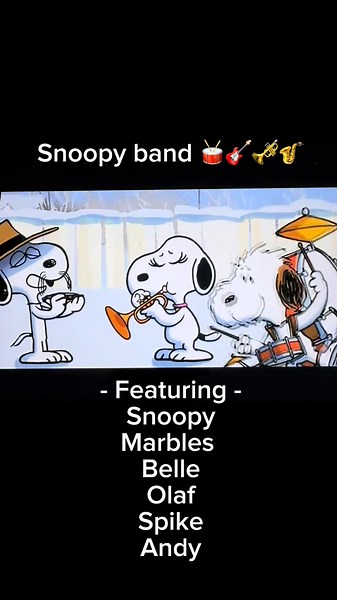 Snoopy's Siblings Band Performance for Auld Lang Syne