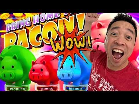 BONUS BONANZA!! HOW MANY BONUSES? 🤩 PIGGY BANKIN' BREAK IN Slot Machine (L&W)