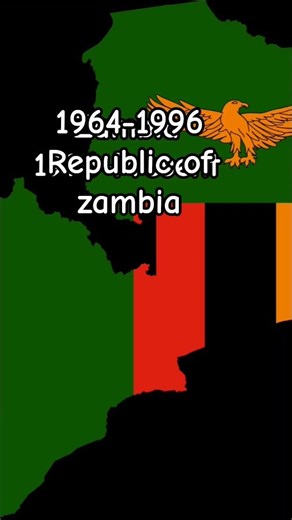 Evolution Of Zambia #shorts #zambia #map #history #viral