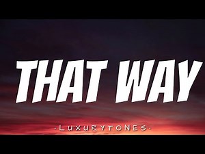 Tate McRae - that way (Lyrics)