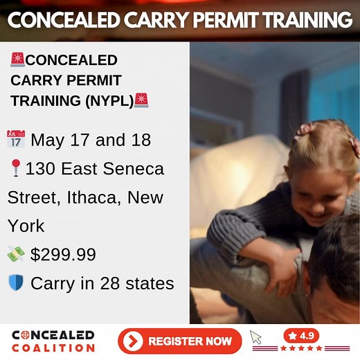  Get Your Oklahoma Concealed Carry Permit in Just One Day! $69.99 CCW Training - Legally Carry in 38 States! Take 1 class & get certified! Reserve your seat now!  | Concealed Coalition | Facebook