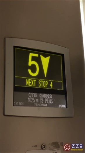Very fast GeN2! #lift #elevator #otis #quick #shorts