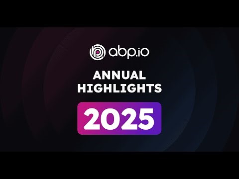ABP 2025 Highlights! 🚀 #abpframework #dotnet #abpwrapped2025 #softwaredevelopment