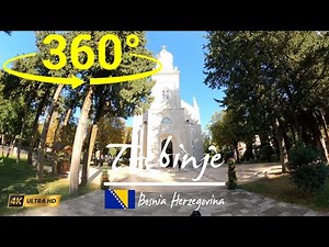 🇧🇦 Explore Trebinje in 360 VR | Hidden Gem of Bosnia | Virtual Walking Tour in 4K