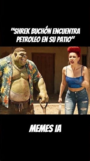 Shrek the Pig finds oil in his yard 😂 #laughs #humor #fyp #shortvideo