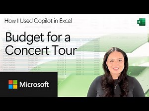 How I Used Copilot in Excel to Budget for a Concert Tour