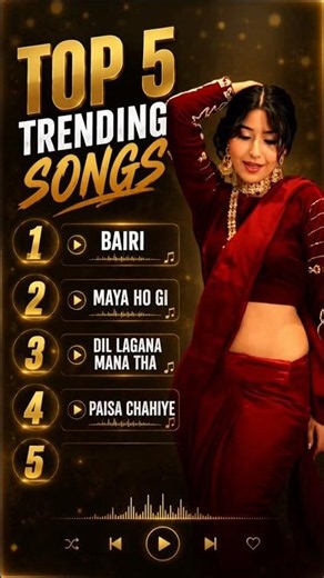 Top 5 Trending Songs 🔥 | Last Song Par 6M+ Shorts 😱 | Which One is Your Favourite ? #explore