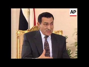 EGYPT: PRESIDENT HOSNI MUBARAK INTERVIEW