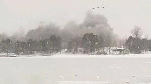 WATCH: Crews have demolished The Board of Light and Power SIMS Plant, located on Harbor Island in Grand Haven. | FOX 17