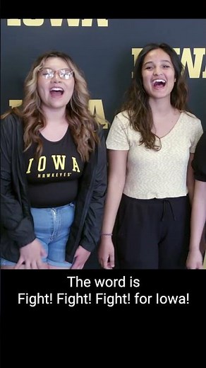 The newest class of Hawkeyes learns the Iowa Fight Song