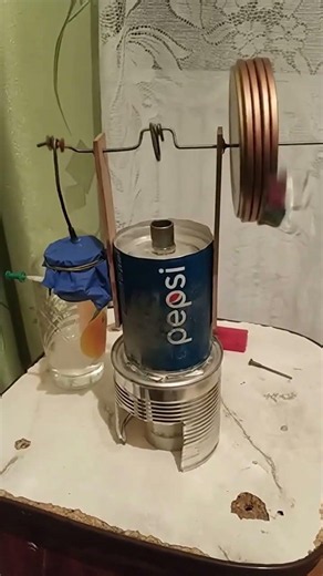 Handmade Steam engine Model #engine #stirlingengine #steamengine