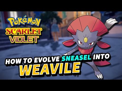 Pokemon Scarlet & Violet How to evolve SNEASEL into WEAVILE (Razor Claw Location)