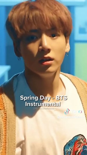 BTS - 'Spring Day' | Instrumental #bts #springday #springdaybts #kpop #instrumental #fyp #jiyeon🤍 #eejyeonurbaexx