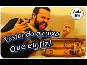 Testando a caixa que eu mesmo fiz!
