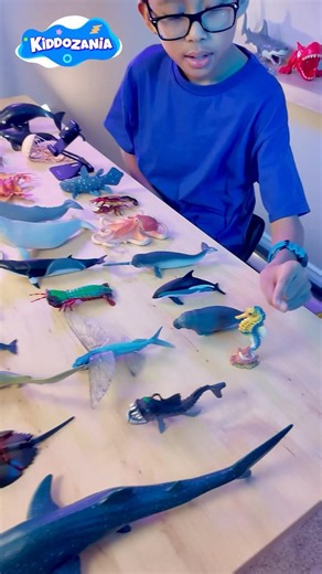 Sea Animals Toy Figures | Marine Life Creature Collection for Kids