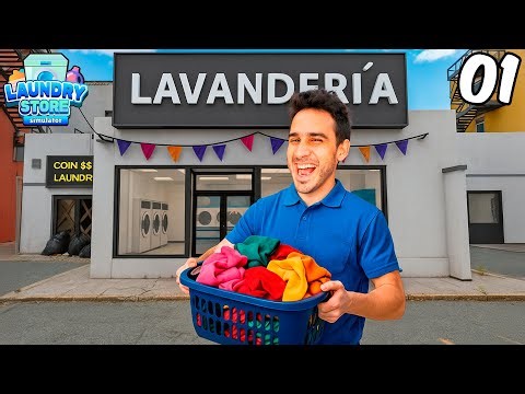 I OPENED MY OWN LAUNDRY… AND IT ALL WENT WRONG? 😱 Laundry Store Simulator #1