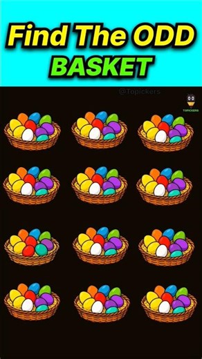 Eye Test Puzzles : Find The ODD One !! Test Your Eyes | Focus Test 004 #shorts #viral #riddles