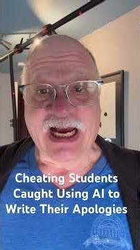 Cheating students use AI to craft the exact same letters of apology.