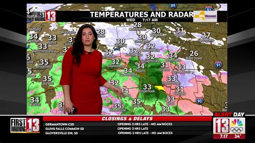 3rd Hour of NewsChannel 13 Today - Alert Day for the Morning Commute | WNYT NewsChannel 13