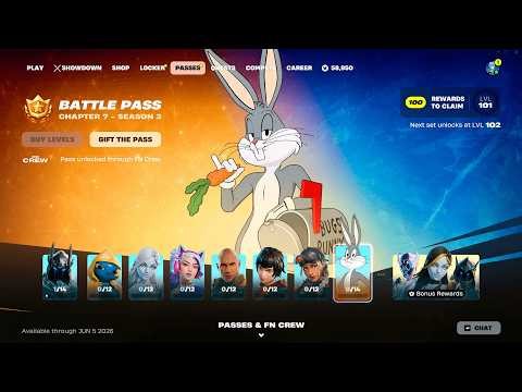 MOSTRANDO TODO EL PASE DE BATALLA *COMPLETO* CAPÍTULO 7 TEMPORADA 2 FORTNITE