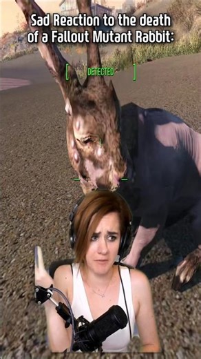 Sad Reaction to the Death of a Fallout Mutant Rabbit..