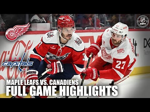 Detroit Red Wings vs. Washington Capitals | Full Game Highlights | ESPN NHL