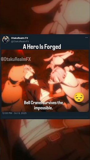 🔥Bell Cranel vs Black Goliath 😳 Dungeon War Begins! | DanMachi #shorts