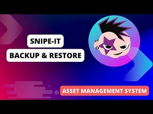 Snipe IT Backup & Restore