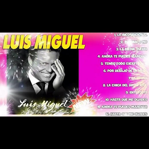LUIS MIGUEL 30 GRANDES EXITOS SUS MEJORES CANCIONES - LUIS MIGUEL 90s Sus EXITOS Romanticos 🚀💖
