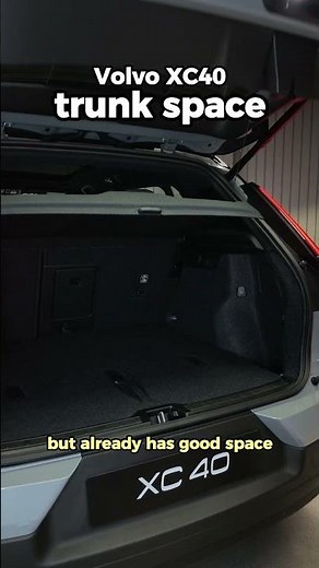 Trunk space of the new Volvo XC40! #volvo