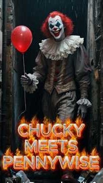 CHUCKY MEETS PENNYWISE #chucky #pennywise #horror
