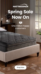 Step into our Spring Sale ⭐🌿 Enjoy.. Premium comfort and support☁️ The latest innovation in sleep science 📈 Mattresses to suit all sleepers 🛏️ Shop our collection today and benefit from.. Huge savings across the range ⚡ 60-night sleep trial options 💤 Free next-working-day delivery 🚚" | Mattressman